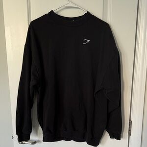 Gymshark Black Crewneck Sweater
